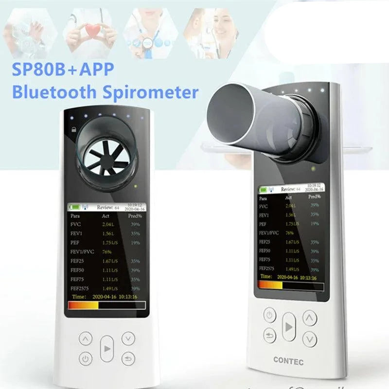 Smart Bluetooth Spirometer for Accurate Lung Function Monitoring and Data Analysis