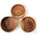 Elegant Handcrafted Acacia Wood Snack Bowl Set - 6 Unique Bowls for Serving Nuts, Fruits, and Desserts - Perfect Kitchen Addition