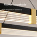 Customizable Adjustable LED Chandelier with Dimmable Light Features