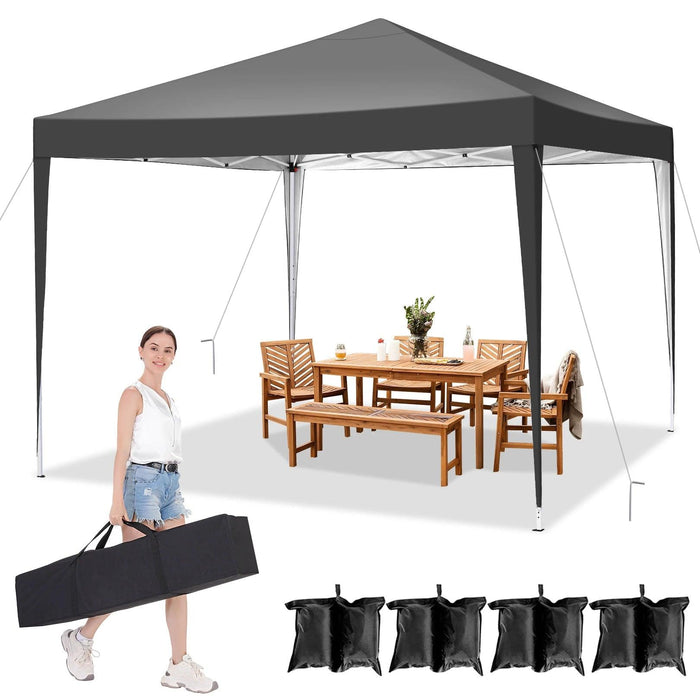 10x10 Instant Portable Canopy Tent with UV Protection and Waterproof