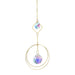 Radiant Gold Crystal Pendant Necklace - A Classic Statement of Elegance