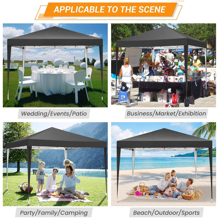 10x10 Instant Portable Canopy Tent with UV Protection and Waterproof