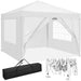 10x10 Instant Waterproof Canopy Tent with Removable Sidewalls - Portable Outdoor Shelter for Parties and Events with Carry Bag