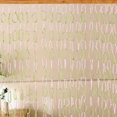 Natural Handmade Corn Straw Room Divider - Eco-Friendly Reed Curtain Screen