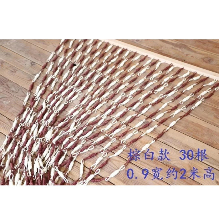 Natural Handmade Corn Straw Room Divider - Eco-Friendly Reed Curtain Screen