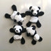 Soft Panda Plush Magnet - Adorable Fridge Decor Accent