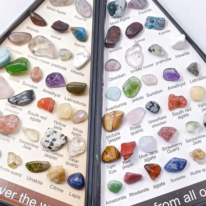 Exquisite Crystal Healing Stone Collection - 36 Distinct Polished Specimens