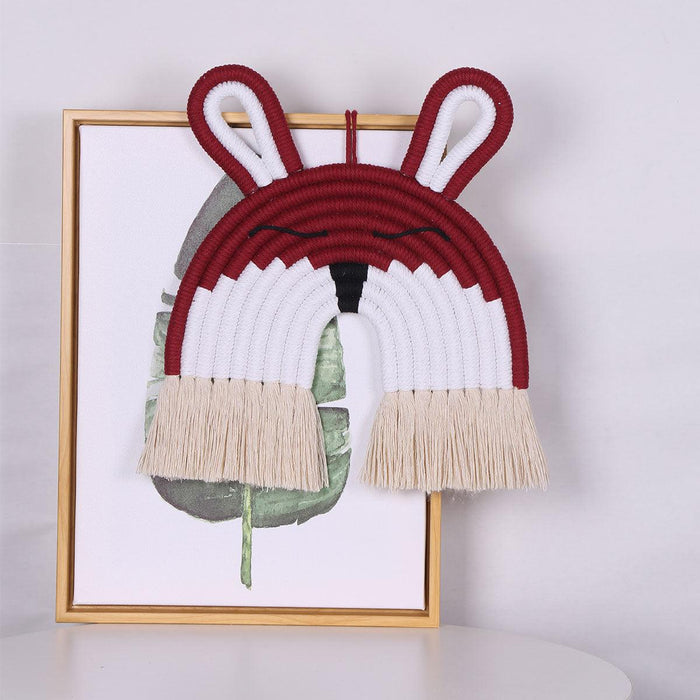 Nordic Holiday Woolen Wall Hangings: Handcrafted Festive Home Decor for Cozy Winter Vibes