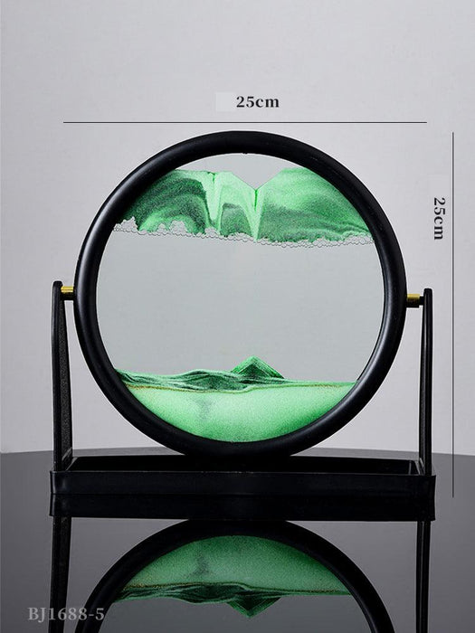 Mesmerizing 3D Glass Quicksand Art for a Tranquil Environment