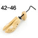 Adjustable Professional Wooden Shoe Stretcher for Comfortable Fit – Includes Pressure Relief Plugs for Boots and Pumps