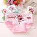 4 pcs Girls' Cotton Briefs Collection - Soft, Breathable & Playful Patterns for Kids