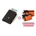 RFID Blocking Crazy Horse Leather Men's Card Wallet with Push-Button Ejection and Money Clip