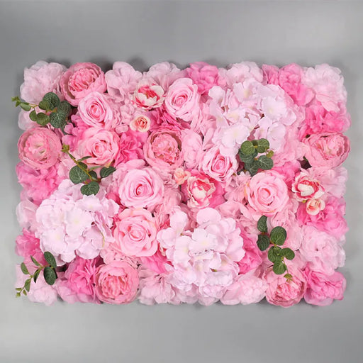 Elegant Floral Wall Art Handmade with Cotton, Silk, and Artificial Blooms