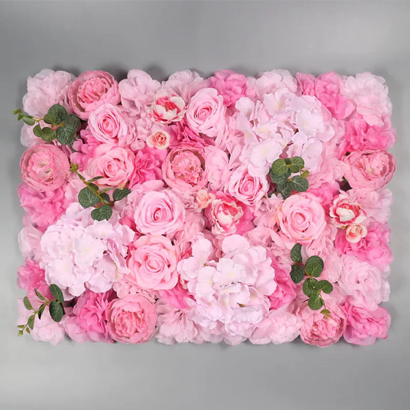 Handmade Floral Wall Art with Cotton, Silk, and Plastic Materials