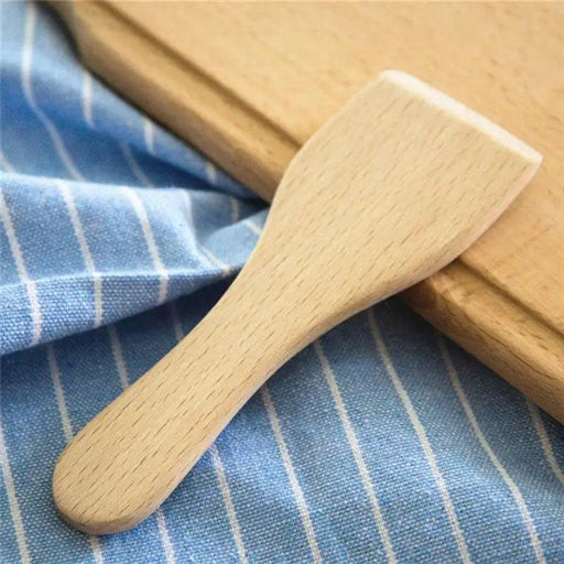 Elegant Oak Wood Spatula Set - 4-Piece Premium Kitchen Utensil Collection