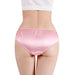 Elegant 100% Pure Silk Women's Large Size Seamless Bow-Detail Panties - Luxurious Breathable Lingerie