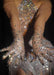 Glamorous Rhinestone-Embellished Mesh Gloves for Women - Perfect for Nightlife and Performances