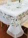 Elegant Floral Embroidered Table Decor Set - Luxurious Silky Fiber