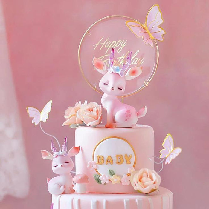 Enchanting Butterfly and Floral Cake Decoration Kit for Celebrations - Unique Baking Accessories