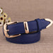 Chic Women's Leather Belt with Gold Buckle - Your Essential Style Upgrade