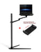Adjustable Ergonomic Laptop and Tablet Stand with Smartphone Holder for 12-17" Devices