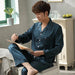 Elegant Ice Silk Pajama Set for Couples - Luxurious Sleepwear for Him and Her