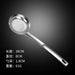 Stainless Steel Fine Mesh Skimmer Ladle with Extended Handle for Efficient Cooking