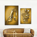 Sleek Metal Wall Art Prints - Contemporary Home Decor Choice