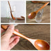 Natural Wooden 7-Inch Soup and Tea Spoon Set for Gourmet Cooking