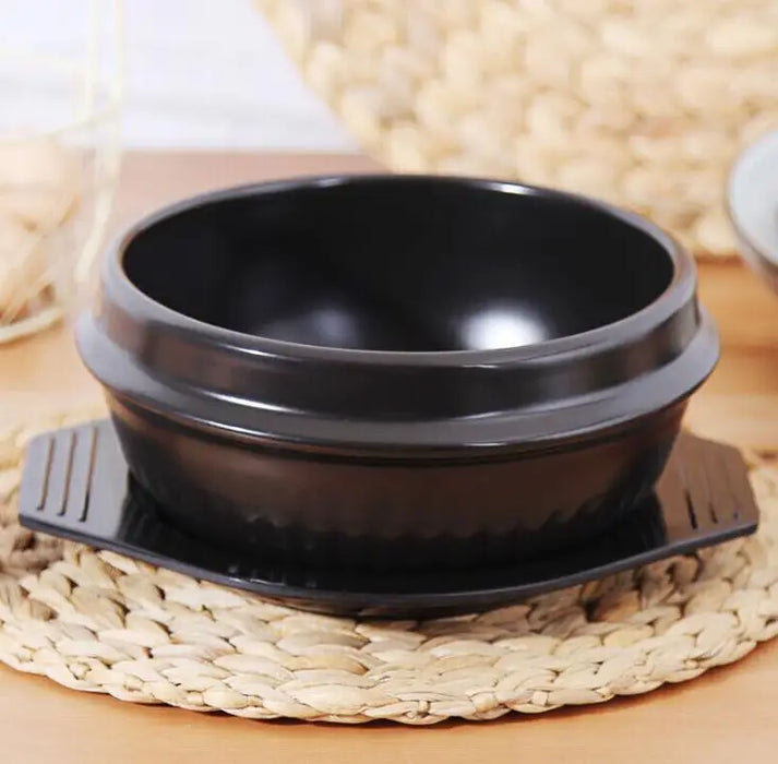 16-Piece Dolsot Stone Bowl Set for Authentic Korean Dining - Perfect for Bibimbap, Ramen, and Soups