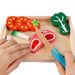 Montessori Wooden Kitchen Playset - Interactive Pretend Cooking Toy with Fruit & Vegetable Cutting Set for Children