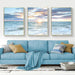 Coastal Serenity Sunrise Canvas Print - Ocean Waves Home Decor