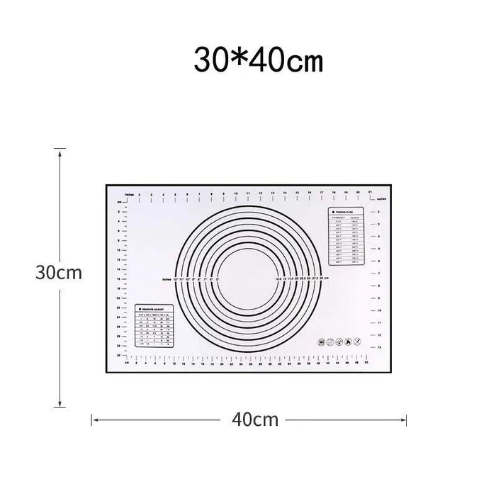 Versatile Silicone Baking Mat with Measurement Guide - Essential Tool for Effortless Cooking and Baking