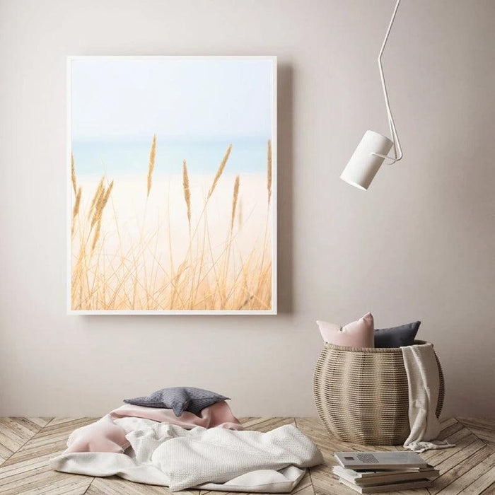 Tranquil Coastal Retreat Canvas Art Collection for Calming Home and Office Environments