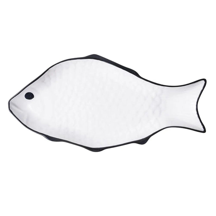 Chic Ceramic Fish-Shaped Steamer Tray: Elevate Your Healthy Cooking Game