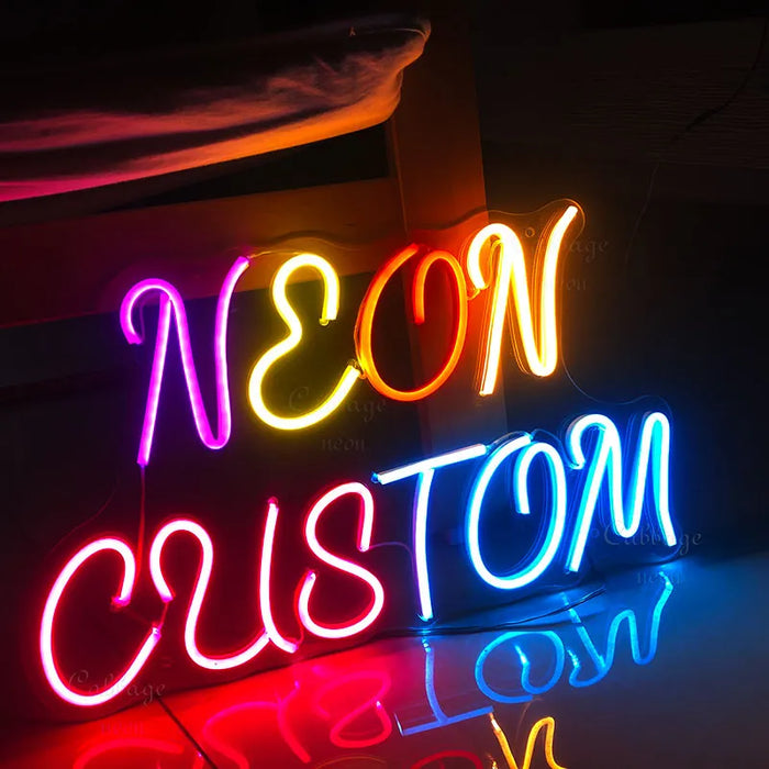 Customizable LED Neon Name Sign - Waterproof Wall Art for Indoor and Outdoor Decor