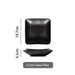 Elegant Matte Black and Gold Ceramic Dinnerware Collection - Essential Set for Upscale Dining Experiences