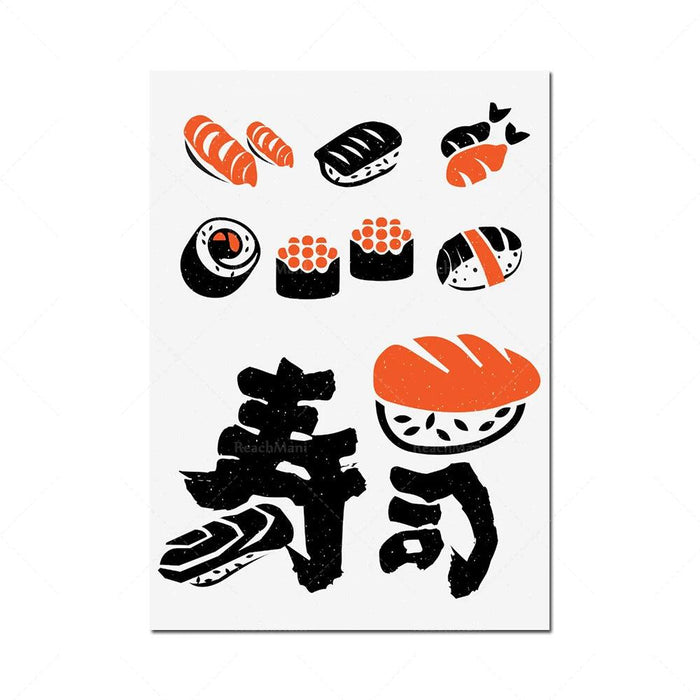 Savor the Art of Japan: Stunning Culinary Wall Prints for Food Aficionados