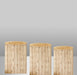 Wood Bark Texture Elastic Fabric Cylinder Covers - Customizable Set for Dessert Table Decor