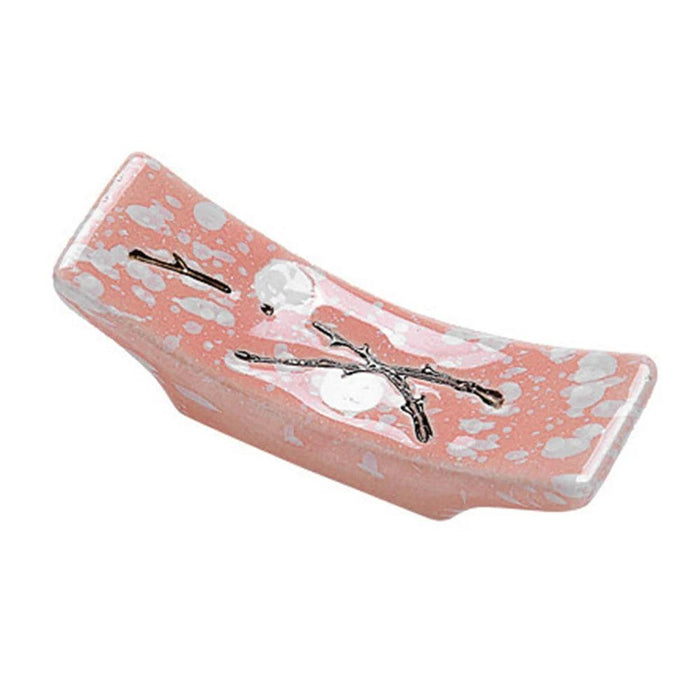 Charming Eco-Conscious Snowflake Ceramic Chopstick Holder - Enhance Your Dining Experience with Japanese Elegance