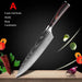 Premium 7CR17 Japanese Laser Damascus Culinary Knife Set - Chef, Santoku, Cleaver, Slicing & Utility Options