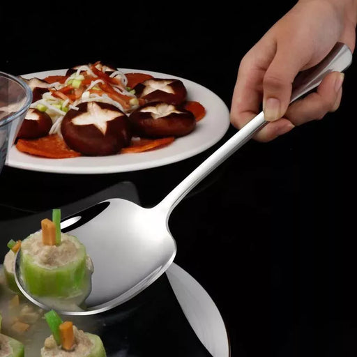 Stylish Stainless Steel Buffet Serving Spoon for Elegant Food Presentation