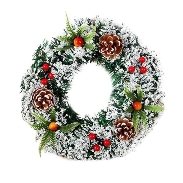 Exquisite Handmade PVC Seasonal Wreath for Elegant Holiday Decor