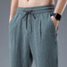 Men's Quick-Dry Ice Silk Harem Trousers - Summer Style Essentials