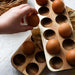 Japanese Acacia Wood Double-Layer Egg Holder - Stylish Refrigerator Organizer for Fresh Eggs