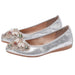 Radiant Rhinestone Bee Women's Flats - Elegant Crystal Embellished Shoes