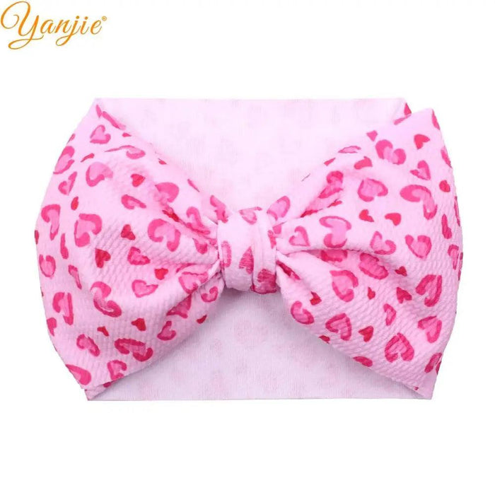 YANJIE 2023 Customizable Large Hair Bow Headband Set for Kids