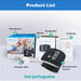 Smart Voice-Controlled Rechargeable Blood Pressure and Heart Rate Monitor with LCD Screen