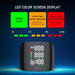 Smart Voice-Controlled Rechargeable Blood Pressure and Heart Rate Monitor with LCD Screen