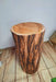 Wood Bark Texture Elastic Fabric Cylinder Covers - Customizable Set for Dessert Table Decor